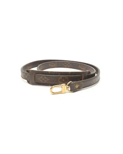 Pre-owned Louis Vuitton Monogram Shoulder Strap In Brown