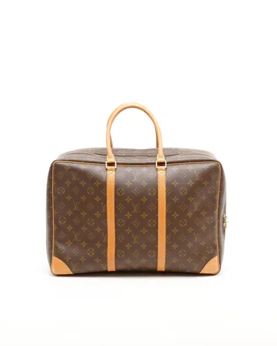 Pre-owned Louis Vuitton Monogram Sirius 45 Travel Bag In Brown