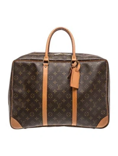 Pre-owned Louis Vuitton Monogram Sirius Suitcase In Brown