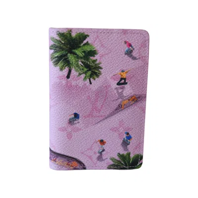 Pre-owned Louis Vuitton Monogram Skate Park Pocket Organizer Pink