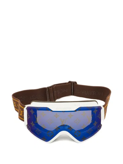 Pre-owned Louis Vuitton Monogram Ski Goggles In Brown