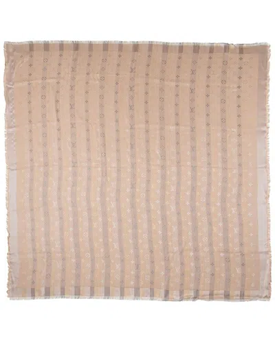 Pre-owned Louis Vuitton Monogram So Shine 55 Shawl (authentic Pre-loved)