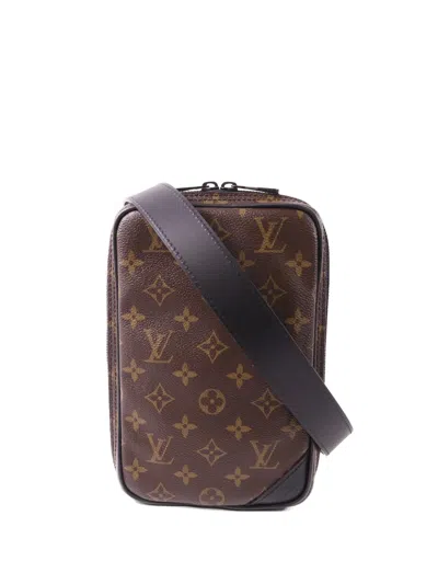 Pre-owned Louis Vuitton Monogram Solar Ray Utility Belt Bag In Brown