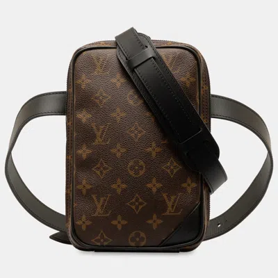 Pre-owned Louis Vuitton Monogram Solar Ray Utility Side Bag In Brown