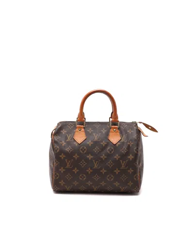 Louis Vuitton Monogram Speedy 25 Bag In Brown