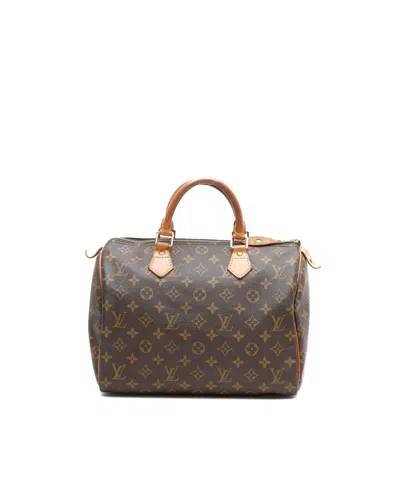 Louis Vuitton Monogram Speedy 30 Bag In Brown