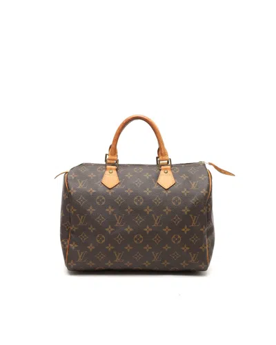 Louis Vuitton Monogram Speedy 30 Bag In Brown