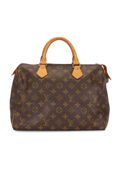 Pre-owned Louis Vuitton Monogram Speedy 30 Handbag In Brown