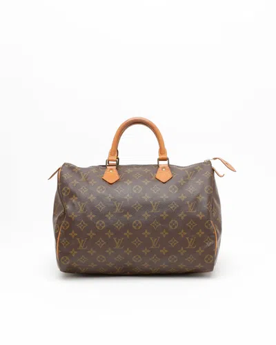 Pre-owned Louis Vuitton Monogram Speedy 35 Bag