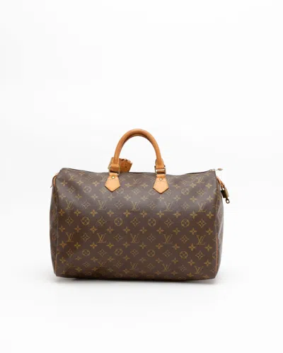 Pre-owned Louis Vuitton Monogram Speedy 40 Bag