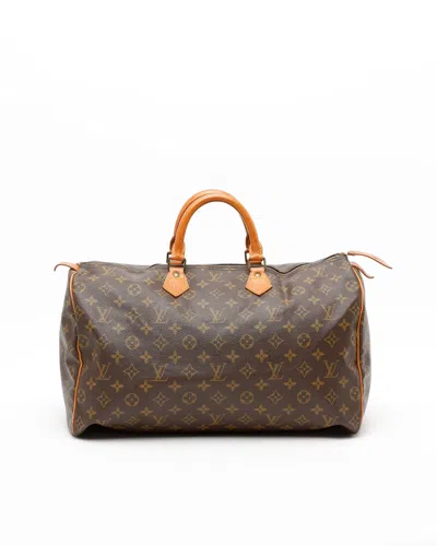 Pre-owned Louis Vuitton Monogram Speedy 40 Bag