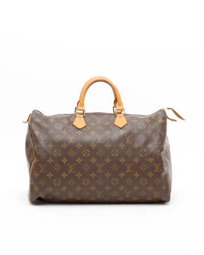 Pre-owned Louis Vuitton Monogram Speedy 40 Bag