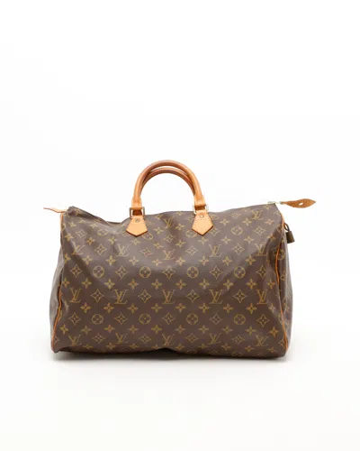 Pre-owned Louis Vuitton Monogram Speedy 40 Bag