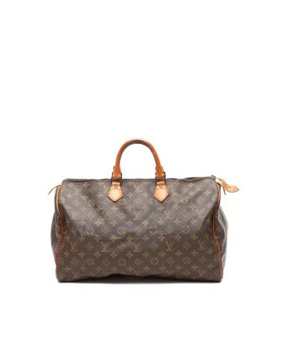 Louis Vuitton Monogram Speedy 40 Bag In Brown