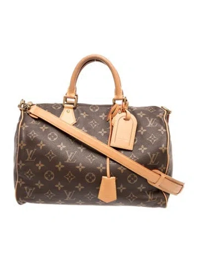 Pre-owned Louis Vuitton Monogram Speedy 40 In Brown