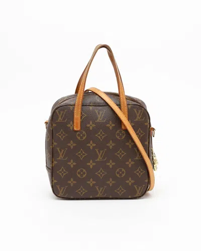 Pre-owned Louis Vuitton Monogram Spontini Bag In Brown