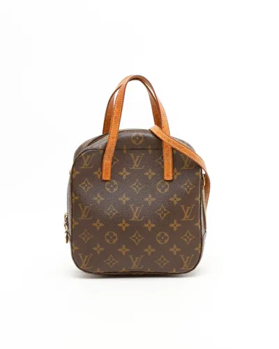 Pre-owned Louis Vuitton Monogram Spontini Crossbody Bag In Brown