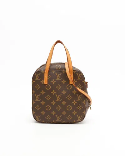 Pre-owned Louis Vuitton Monogram Spontini Crossbody Bag In Brown