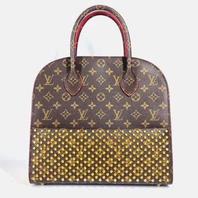 Pre-owned Louis Vuitton Monogram Studs Iconoclast Tote Bag Canvas Brown