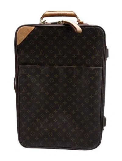 Pre-owned Louis Vuitton Monogram Suitcase In Brown