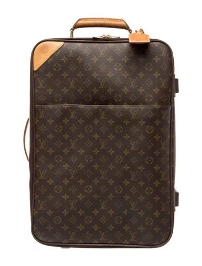 Pre-owned Louis Vuitton Monogram Suitcase In Brown