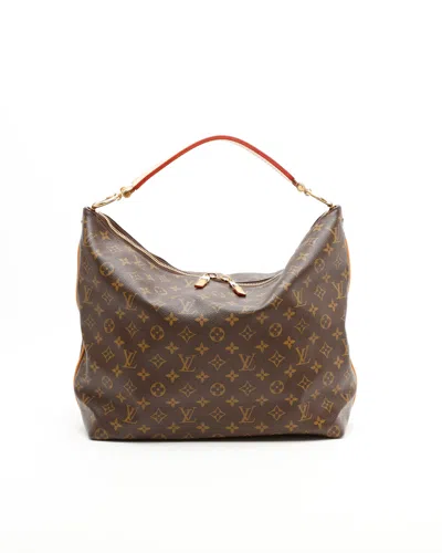 Pre-owned Louis Vuitton Monogram Sully Pm Bag In Brown