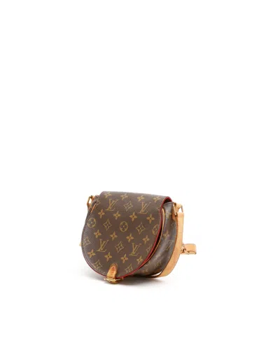 Pre-owned Louis Vuitton Monogram Tambourin Crossbody Bag In Brown