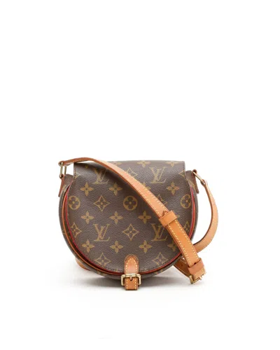 Pre-owned Louis Vuitton Monogram Tambourine Bag In Brown