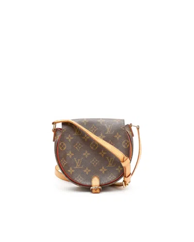 Pre-owned Louis Vuitton Monogram Tambourine Crossbody Bag In Brown