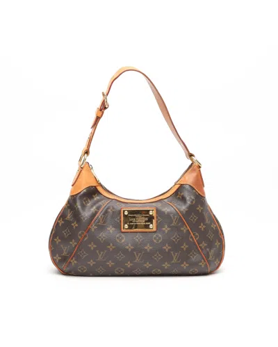 Pre-owned Louis Vuitton Monogram Thames Gm Bag In Brown
