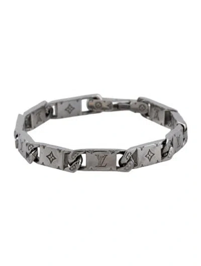 Pre-owned Louis Vuitton Monogram Tied Up Link Bracelet, 7.25" In Multi