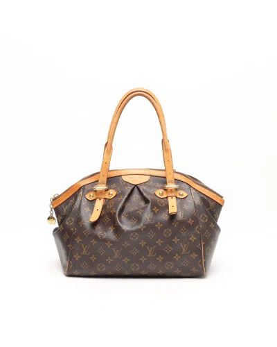 Pre-owned Louis Vuitton Monogram Tivoli Gm Bag In Brown