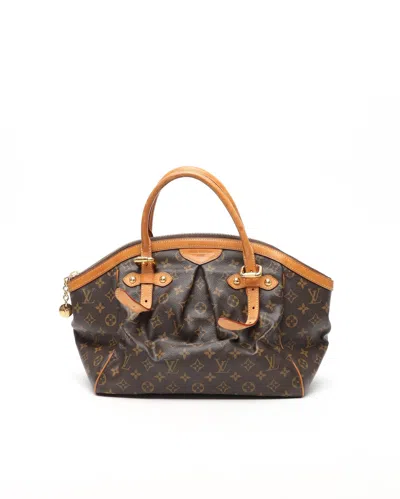 Pre-owned Louis Vuitton Monogram Tivoli Gm Bag In Brown