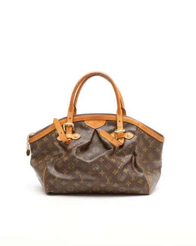 Pre-owned Louis Vuitton Monogram Tivoli Gm Bag In Brown