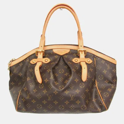 Pre-owned Louis Vuitton Monogram Tivoli Gm Tote Bag Brown