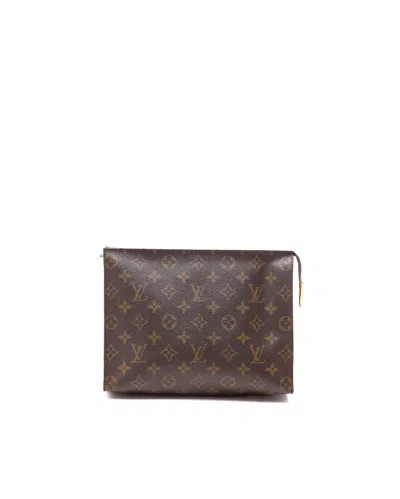 Louis Vuitton Monogram Toiletry Pouch 26 In Brown