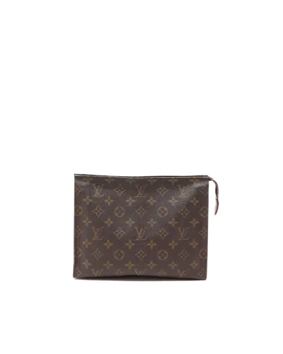 Louis Vuitton Monogram Toiletry Pouch 26 In Brown