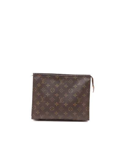 Louis Vuitton Monogram Toiletry Pouch 26 In Brown