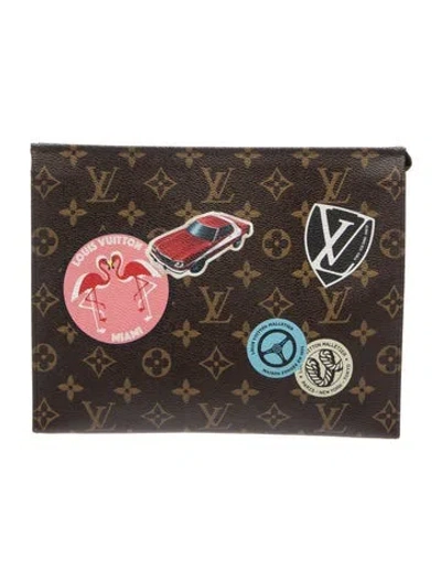 Pre-owned Louis Vuitton Monogram Toiletry Pouch In Brown