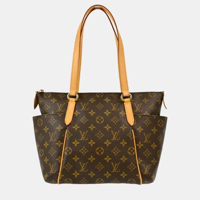Pre-owned Louis Vuitton Monogram Totally Pm Tote Handbag In Brown
