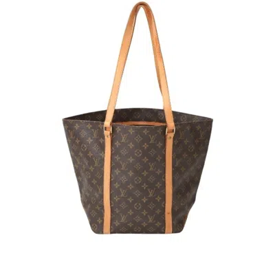 Pre-owned Louis Vuitton Monogram Tote Bag () In Brown