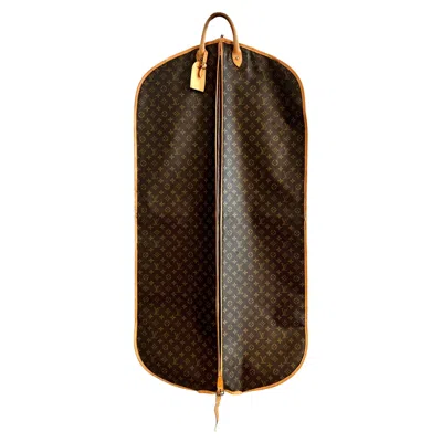 Pre-owned Louis Vuitton Monogram Travel Garment Bag In Black