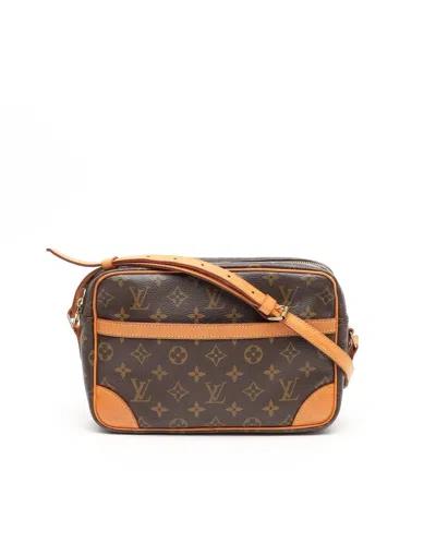 Pre-owned Louis Vuitton Monogram Trocadero 27 Bag In Brown