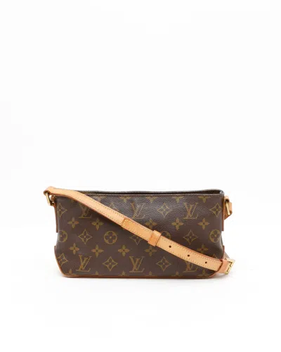 Pre-owned Louis Vuitton Monogram Trotteur Bag In Brown