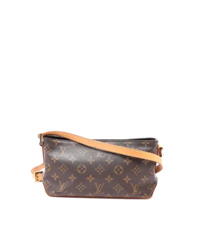Pre-owned Louis Vuitton Monogram Trotteur Bag In Brown