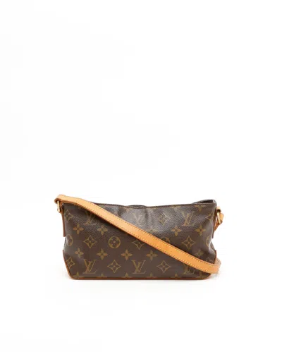Pre-owned Louis Vuitton Monogram Trotteur Crossbody Bag In Brown