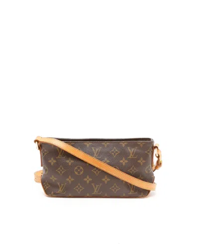Pre-owned Louis Vuitton Monogram Trotteur Crossbody Bag In Brown