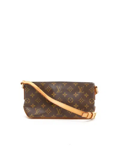 Pre-owned Louis Vuitton Monogram Trotteur Crossbody Bag In Brown
