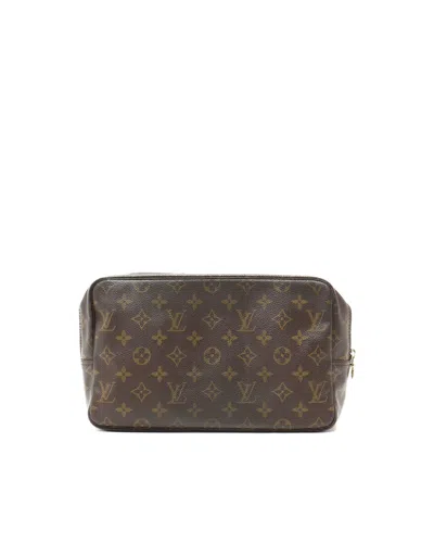 Louis Vuitton Monogram Trousse Toilette 28 In Brown