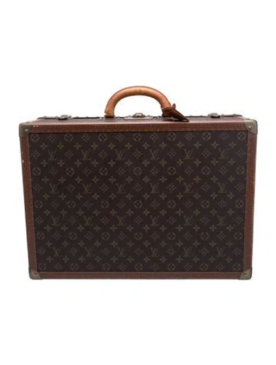 Pre-owned Louis Vuitton Monogram Trunk 55 In Brown